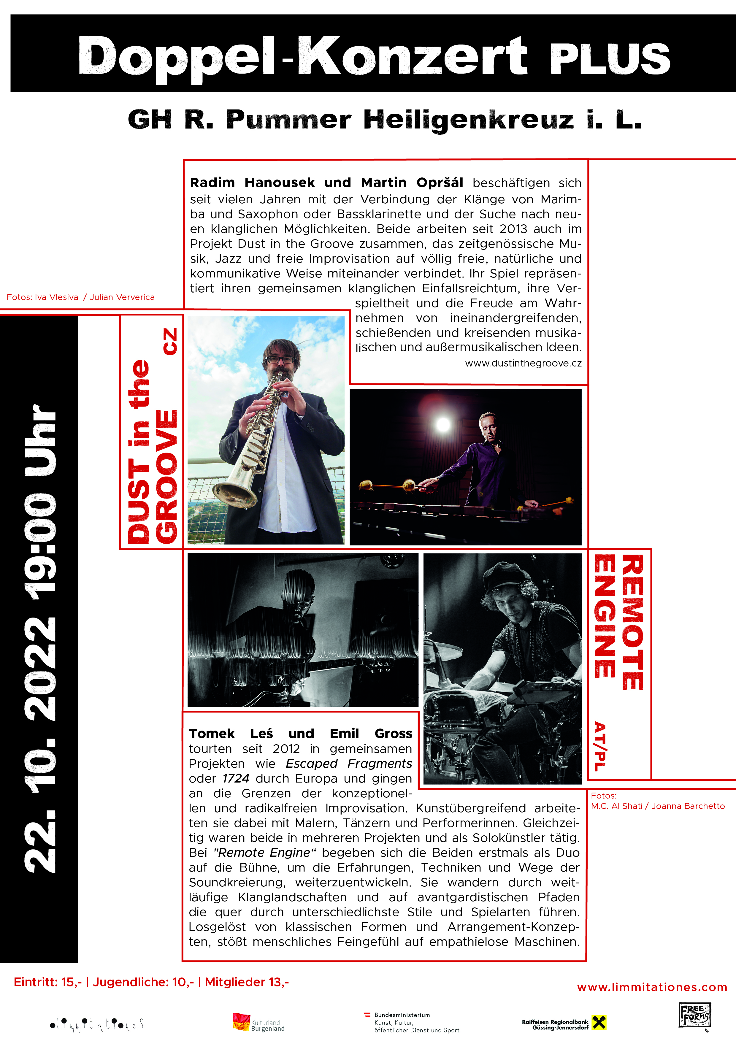 doppelkonzert: GROSS & LES + HANOUSEK & OPRSAL